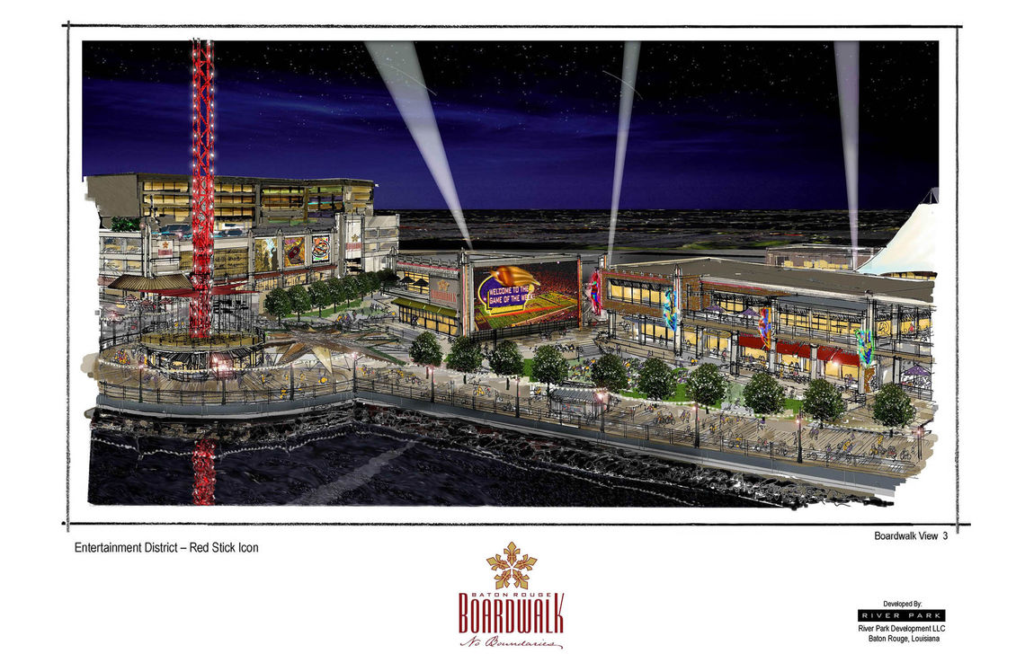 baton rouge river development concept baton rouge boardwalk color concept sketches 11x17 4