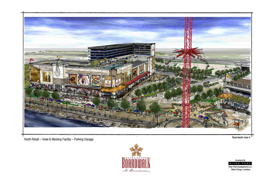 baton rouge river development concept baton rouge boardwalk color concept sketches 11x17 5